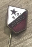 Insigna AMS1 Insigna Veche SD Vojvodina Novi Sad - Iugoslavia Club Sportiv Fotbal Retro - Emblema Colectie Suporter Rever Metal Emailat