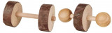 Set de gantere din lemn, &oslash; 4.5 x 9 cm, 2 buc. 6195