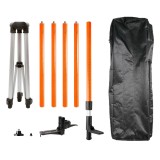 Stalp telescopic cu trepied pentru nivela laser, aluminiu, 3,7 m, NEO TOOLS