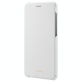 Pachet Folie Sticla + Husa Originala Flip Cover Huawei P8/ P9 Lite 2017 White