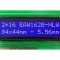 Display LCD Alfanumeric 16x2 Albastru 84x44mm
