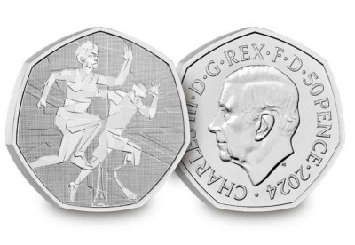 Marea Britanie - 2024 Jocurile Olimpice si Paralimpice 50p - Moneda Comemorativa foto