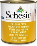 Schesir Dog Chicken with Pumpkin, conserva, 285 g