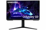 Cumpara ieftin Monitor Gaming Curbat Samsung 24&quot; LS24DG300EUXEN, FHD, 180Hz, 1ms, VA, FreeSync, HDMI, DP, Pivot, Negru