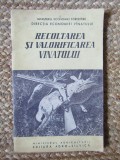 Recoltarea si Valorificarea Vanatului, 1960, Bucuresti - Carte Zoologie, Agricultura Silvica