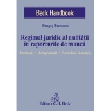 Regimul juridic al nulitatii in raporturile de munca. Explicatii. Jurisprudenta. Formulare si modele - Dragos Brezeanu