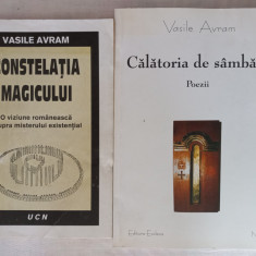 VASILE AVRAM-CONSTELATIA MAGICULUI+ CALATORIA DE SAMBATA (Poezii)