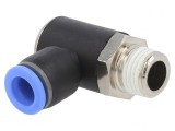 Racord Push-In Unghi 90&deg; R 1/4 0,95-15bar