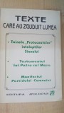 Texte care au zguduit lumea Tainele Protocoalelor Inteleptilor