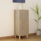 Cumpara ieftin Servantă, stejar sonoma, 34,5x34x90 cm, lemn compozit
