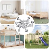 vidaXL Cuie Auto-filetante 12 pcs Zincat 4 x 20 mm Oțel 864503