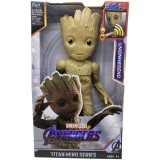 Figurina cu sunet si lumina Groot replica Avengers 30cm