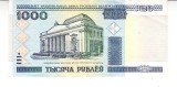 M1 - Bancnota foarte veche - Belrus - 1000 ruble - 2000