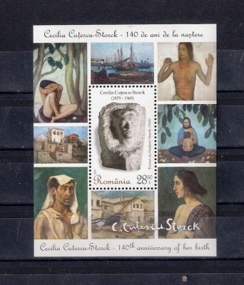 ROMANIA 2019 - CECILIA CUTESCU-STORCK, COLITA, MNH - LP 2231a foto