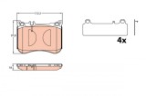 Set placute frana fata TRW GDB2144