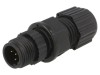 Conector M12 Tată Amphenol B-Profibus IP68 5 Pini 60V 4A Plastic