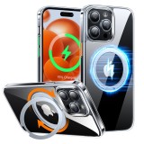 Husa pentru iphone 15 pro - torras ostand pro series - clear