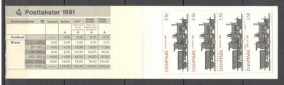 Danemarca.1991 Locomotive carnet KD.34 foto