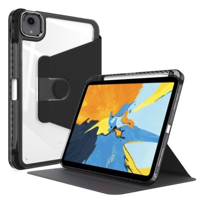 Husa pentru iPad Pro 11 (2018 / 2020 / 2021 / 2022) - Techsuit Crystal Vision - Black foto