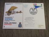 50 ani poștă aeriană RAF Northolt&ndash;Le Bourget 1969 - Plic filatelic Anglia ,temă Aviatică
