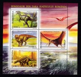 Cumpara ieftin ✅RO 2005 ,LP 1675a,&quot;Dinozauri din Tara Hategului&quot; , colita 350 , MNH, Fauna, Nestampilat