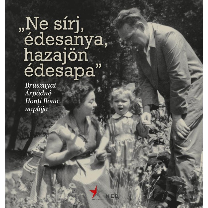 &bdquo;Ne s&iacute;rj, &eacute;desanya, hazaj&ouml;n &eacute;desapa&rdquo; - Brusznyai &Aacute;rp&aacute;dn&eacute; Honti Ilona napl&oacute;ja - Imre Frigyesn&eacute;-Kiss R&eacute;ka-Nagy Andr&aacute;s