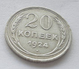 420. Moneda Uniunea Sovietica (URSS) 20 kopeiks 1924 - Argint, Asia