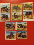 PARAGUAY, AUTOMOBILE DE EPOCĂ - SERIE COMPLETĂ MNH