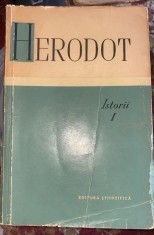 HERODOT ,ISTORII VOL.I / EDITURA STIINTIFICA 1961 foto