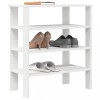 Suport pentru &icirc;ncălțăminte alb 61x32x70 cm lemn prelucrat