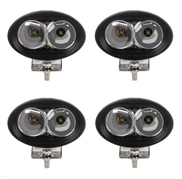 4 x Lumina de zi, lumina de lucru, masina, camion, lumina offroad,4x4, tractor, ATV, 20W LED 12/24V