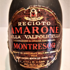 63 - VIN ROSU AMARONE RECIOTO - VALPOLICELLA, DOC, CL 72 GR 15 RECOLTARE 1967