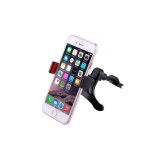Suport Auto Telefon, Prindere Ventilatie, Universal, Rotativ 360&deg;, Negru/Rosu, Max 6.7 Inch