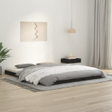 VidaXL Cadru de pat, negru, 160x200 cm, lemn masiv de pin