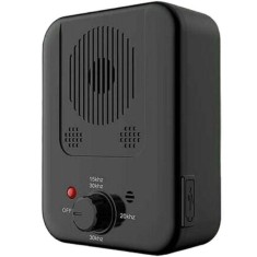 Dispozitiv anti-latrat ultrasonic pentru caini, QttvbTna, IPX4, 15 - 30 kHz, 6 luni - 8 ani, 11.7 x 9.3 x 5.4