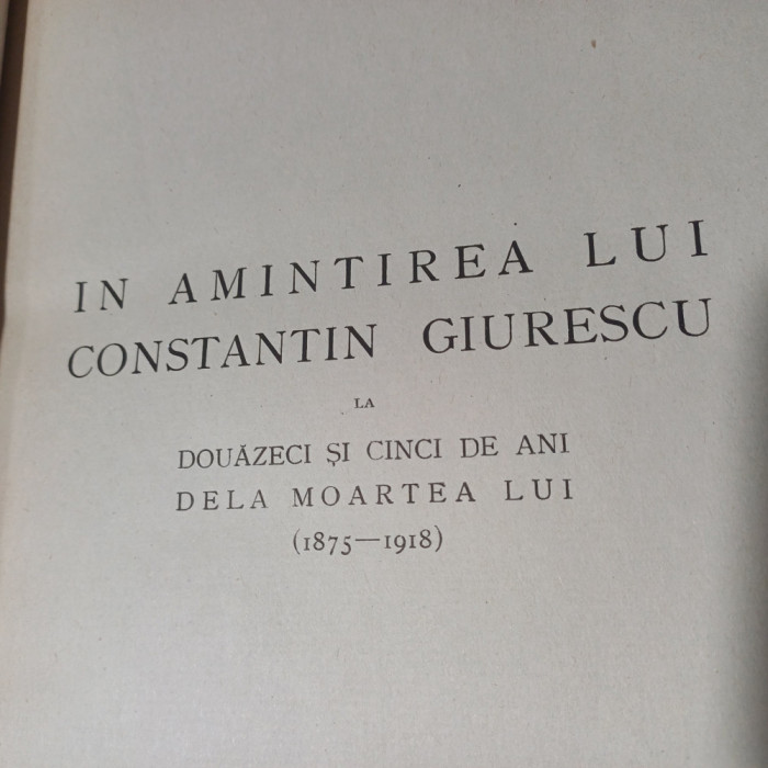 IN AMINTIREA LUI CONSTANTIN GIURESCU-1944 X2.
