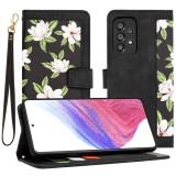 Husa flipcraft pentru samsung galaxy a53 5g - protectie 360, design floral, flowers of the dawn