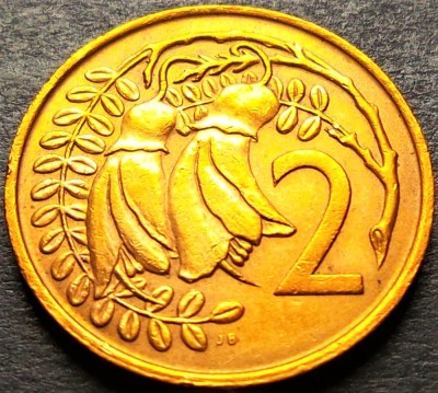 Moneda exotica 2 CENTI - NOUA ZEELANDA, anul 1975 * cod 1759 B foto
