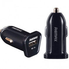 Incarcator auto Remax RCC-101 1xUSB 2,1A negru