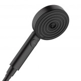 Para de dus mobila 105, 3 Jet Relaxation, negru mat (matt black), Hansgrohe Pulsify Select S