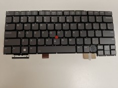 Tastatura Laptop, Lenovo, ThikPad X1 Carbon 12th Type 21KC, 21KD, gri, layout US
