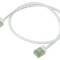 Patch cord U/FTP Cat 8.1 0,5m LSZH alb 32AWG