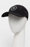 adidas by Stella McCartney sapca culoarea negru, cu imprimeu, IX6608