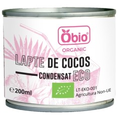 Bautura de cocos condensata bio 200ml Obio