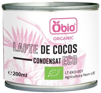 Bautura de cocos condensata bio 200ml Obio foto