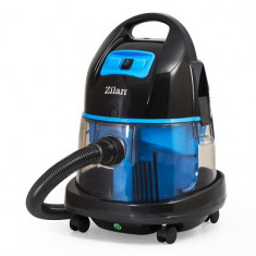 Aspirator ZILAN ZLN-8945 Albastru cu filtrare prin apa si uscata,2000W,