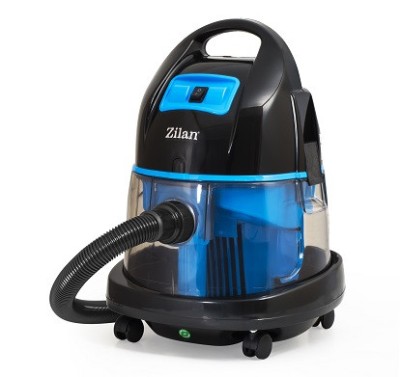 Aspirator ZILAN ZLN-8945 Albastru cu filtrare prin apa si uscata,2000W, foto