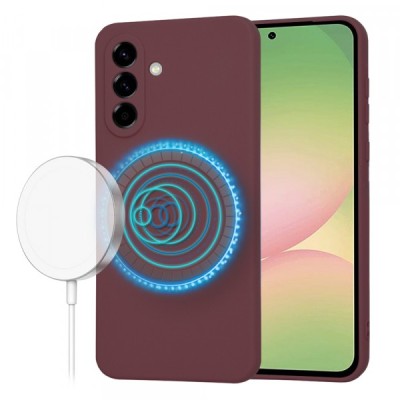 Husa MagSafe pentru Samsung Galaxy A56 A566, Techsuit, SoftFlex, Visinie foto