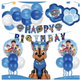 Cumpara ieftin Set arcada cu baloane Chase Paw Patrol - Happy Birthday, KidMania&reg;, 25 bucati