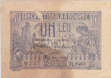 ROMANIA 1 LEU 1915 F